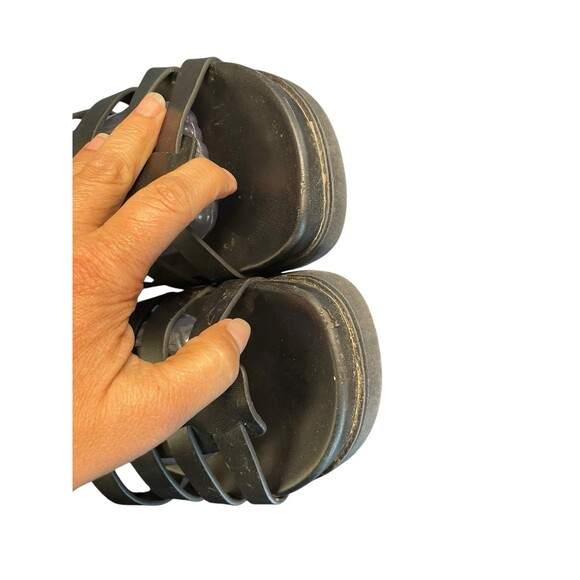 Sam & Libby Women's Black Size 9.5 Chunky Abigail Fisherman Footbed Sandal - Picture 9 of 16